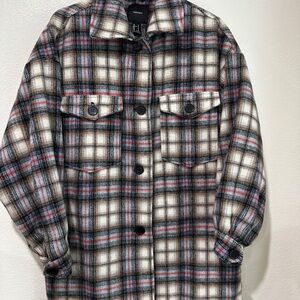 Forever 21 Multicolor Plaid Shacket